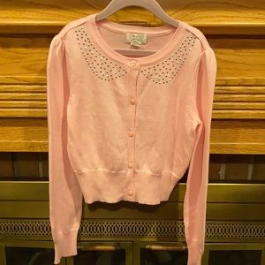 EUC 7/8 Children’s Place pink cardigan